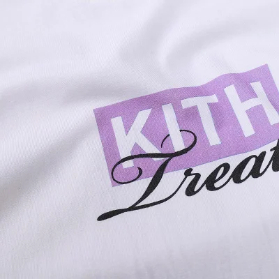 Футболка Kith Logo Treats Violet "White" фото № 6