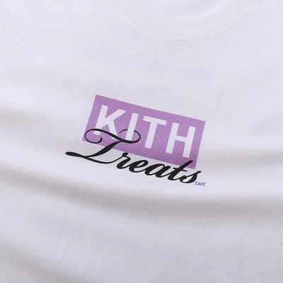 Футболка Kith Logo Treats Violet "White" фото № 4