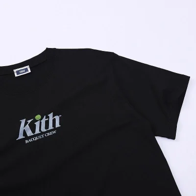 Футболка Kith Racquet Crew "Black" фото № 3