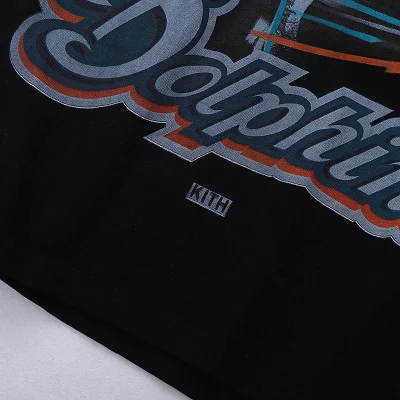 Футболка Kith Dolphins "Black" фото № 6