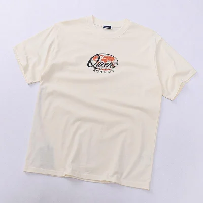 Футболка Kith Queens "Cream" фото № 2
