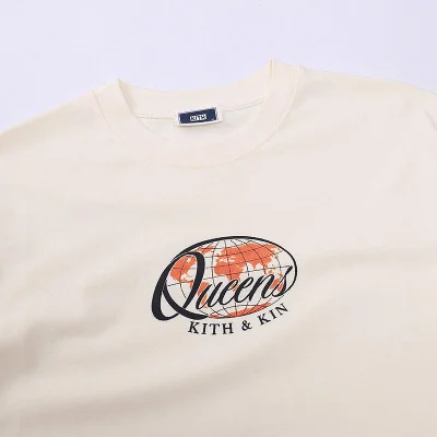 Футболка Kith Queens "Cream" фото № 7