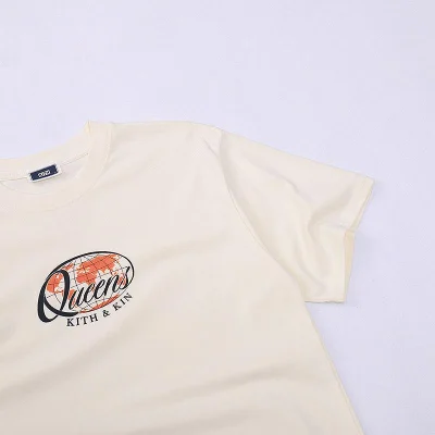 Футболка Kith Queens "Cream" фото № 3