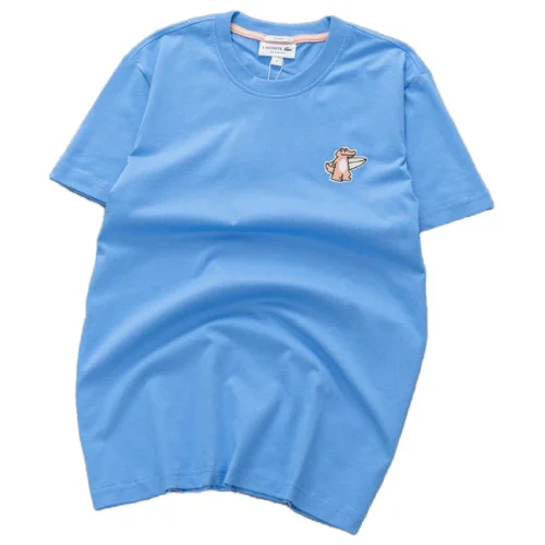 Футболка Lacoste With Cute Crocodile Logo "Blue"