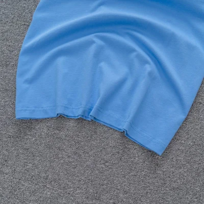 Футболка Lacoste With Cute Crocodile Logo "Blue" фото № 3