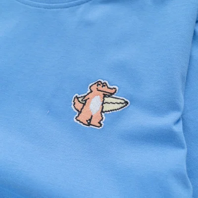 Футболка Lacoste With Cute Crocodile Logo "Blue" фото № 5