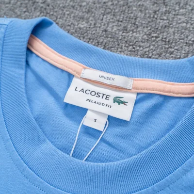 Футболка Lacoste With Cute Crocodile Logo "Blue" фото № 6