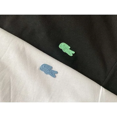 Футболка Lacoste With Small Logo - Cotton "Black" фото № 2