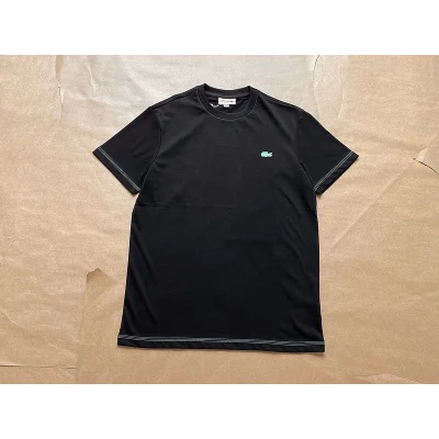 Футболка Lacoste With Small Logo - Cotton "Black" фото № 3