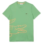 Футболка Lacoste Logos Pattern "Green"