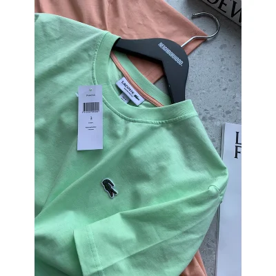 Футболка Lacoste Logos Pattern "Green" фото № 6