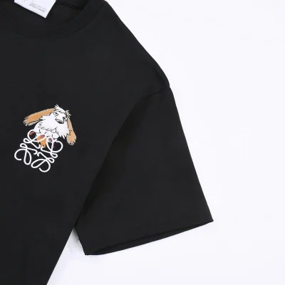 Футболка Loewe The Logo And The Old Dog "Black" фото № 7