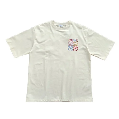 Футболка Loewe Cotton With Color Logo "White"