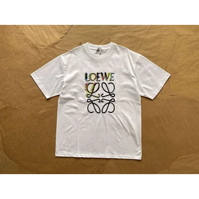 Футболка Loewe Colorful Logo "White" фото № 8