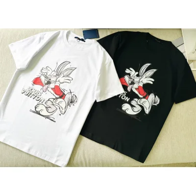 Футболка Louis Vuitton The Rabbit Is A Bully "White" фото № 5