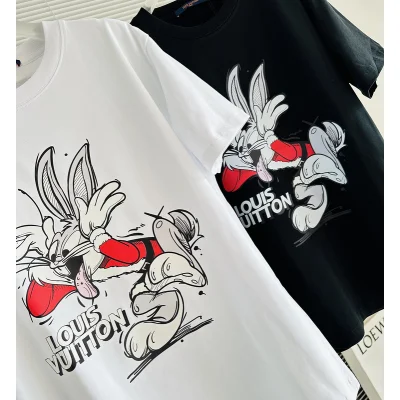 Футболка Louis Vuitton The Rabbit Is A Bully "White" фото № 6