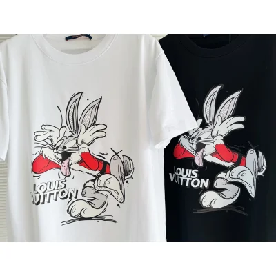 Футболка Louis Vuitton The Rabbit Is A Bully "White" фото № 3