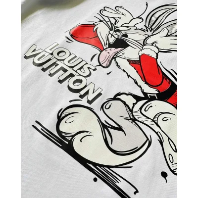 Футболка Louis Vuitton The Rabbit Is A Bully "White" фото № 2