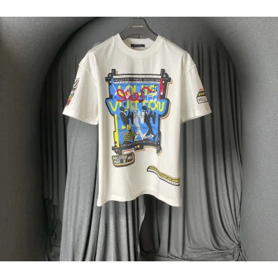 Футболка Louis Vuitton Drawing A Classical Concert "White" фото № 4