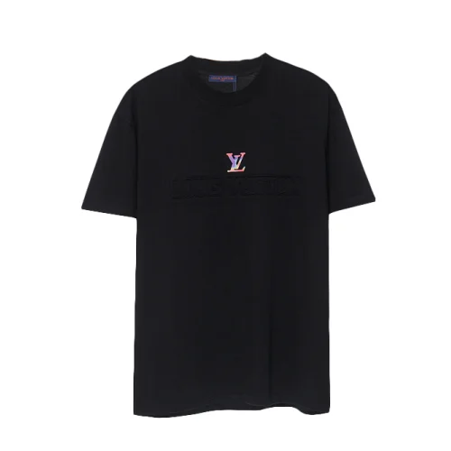 Футболка Louis Vuitton With Rainbow Brand Icon "Black"