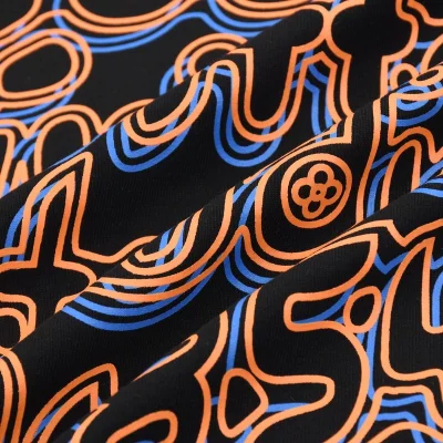 Футболка Louis Vuitton Logo Of Lines "Black" фото № 7