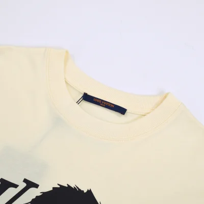 Футболка Louis Vuitton Maison Fondee "Beige" фото № 7
