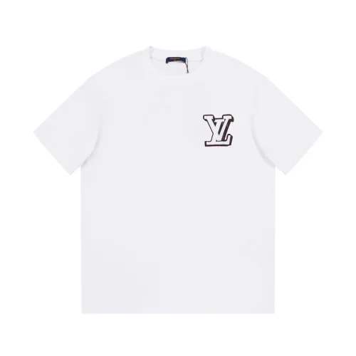Футболка Louis Vuitton With An Embroidered Logo "White"