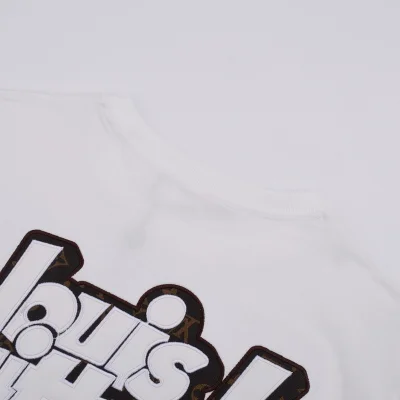 Футболка Louis Vuitton With An Embroidered Logo "White" фото № 3