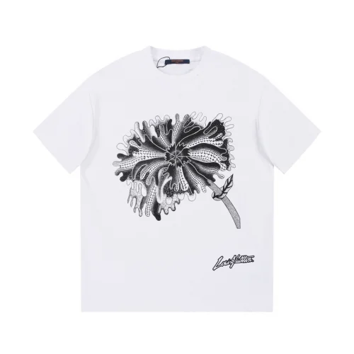 Футболка Louis Vuitton Dandelion Print "White"