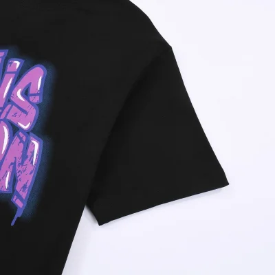 Футболка Louis Vuitton With Purple Logo "Black" фото № 3