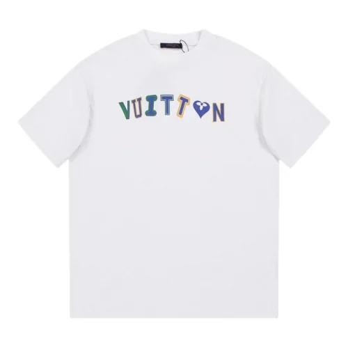 Футболка Louis Vuitton Text Logo With Heart "White"