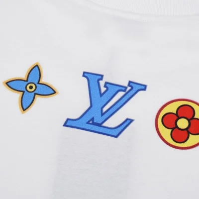 Футболка Louis Vuitton Text Logo With Heart "White" фото № 8