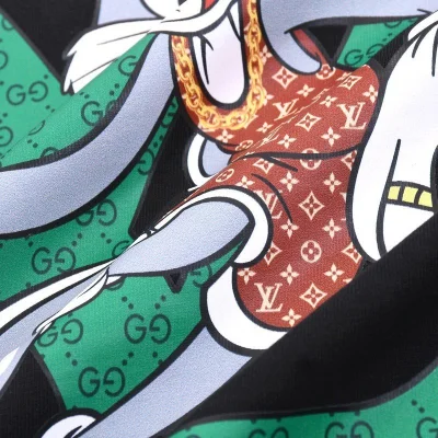 Футболка Louis Vuitton Basketball Player Rabbit "Black" фото № 3