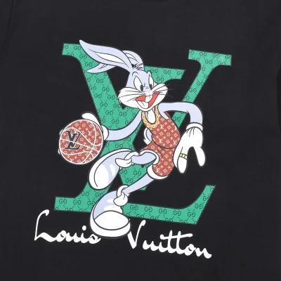 Футболка Louis Vuitton Basketball Player Rabbit "Black" фото № 4