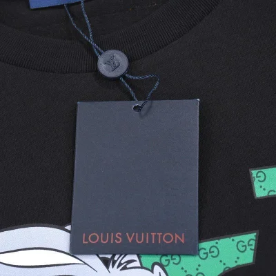 Футболка Louis Vuitton Basketball Player Rabbit "Black" фото № 6