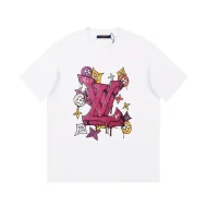 Футболка Louis Vuitton With Pink Massive Logo