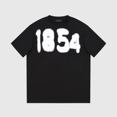 Футболка Louis Vuitton 1854 LV Logo "Black" фото № 9