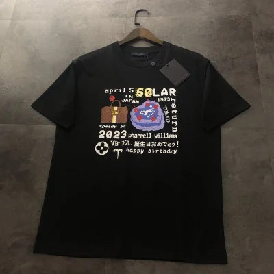 Футболка Louis Vuitton Happy Birthday "Black" фото № 6