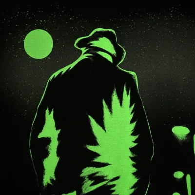 Футболка Louis Vuitton The Glow-In-The-Dark Path "Black" фото № 9