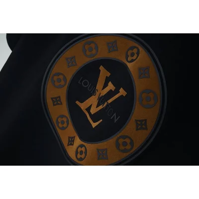 Футболка Louis Vuitton With Brown Logo "Black" фото № 5