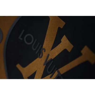 Футболка Louis Vuitton With Brown Logo "Black" фото № 6