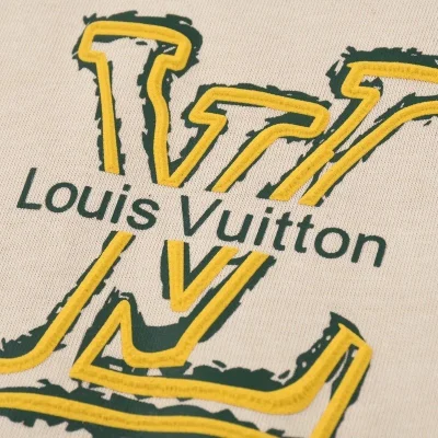 Футболка Louis Vuitton With A Brand "Beige" фото № 3