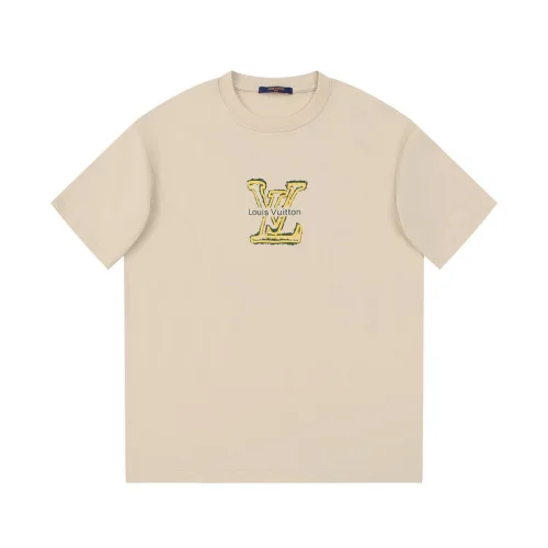 Футболка Louis Vuitton With A Brand "Beige"