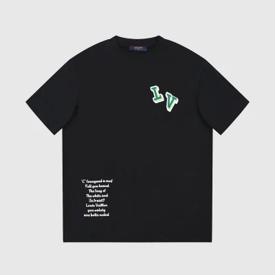 Футболка Louis Vuitton With Text And Skeleton Print "Black" фото № 9