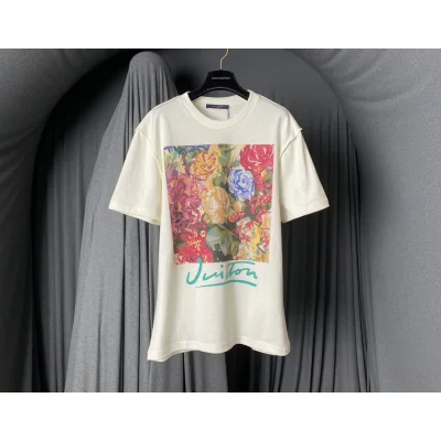 Футболка Louis Vuitton Beautiful Roses "White" фото № 7