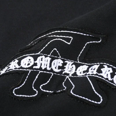 Футболка Louis Vuitton X Chrome Hearts With Two Logos "Black" фото № 5