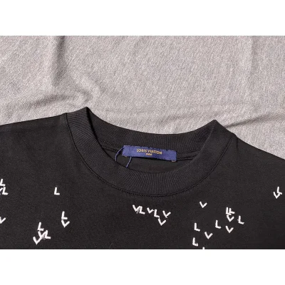 Футболка Louis Vuitton Logo Letters "Black" фото № 2