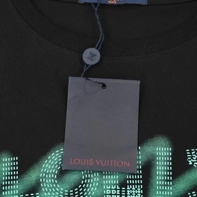 Футболка Louis Vuitton Different Brand Writing Styles "Black" фото № 4