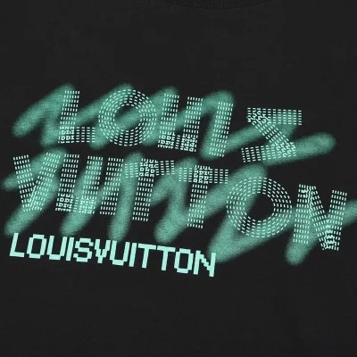 Футболка Louis Vuitton Different Brand Writing Styles "Black" фото № 3