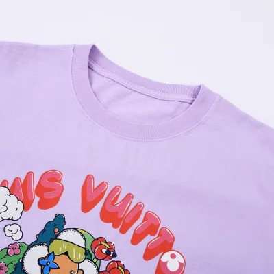 Футболка Louis Vuitton Сare for nature "Lilac" фото № 7